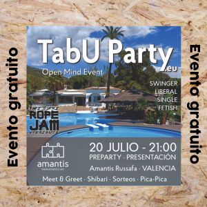 Evento TABU PRE-PARTY | Valencia [20/07]